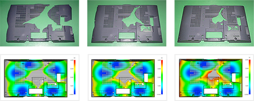 Molding machine downsizing / improving product external appearance quality